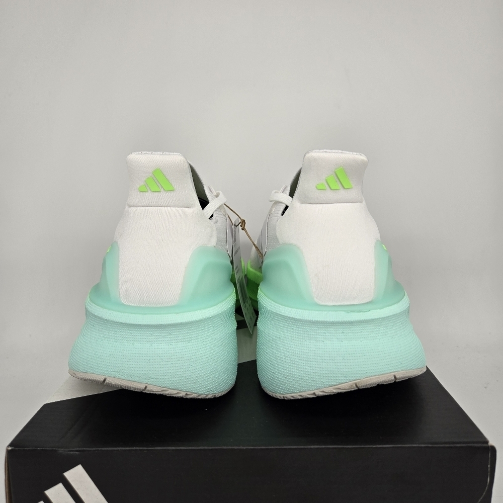 New Adidas UltraBoost 5X White Lime Burst JQ2927 Women's Running Shoes Size 7.5 - Picture 6 of 8